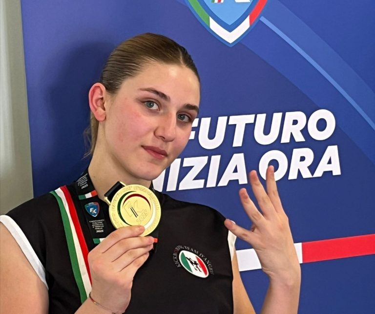 Valeria D’Angeli vince l’oro agli Assoluti di Kickboxing a Jesolo