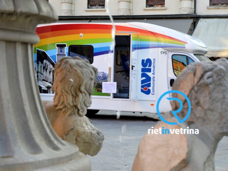 L’8 giugno l’autoemoteca AVIS in piazza Cesare Battisti per raccogliere sangue