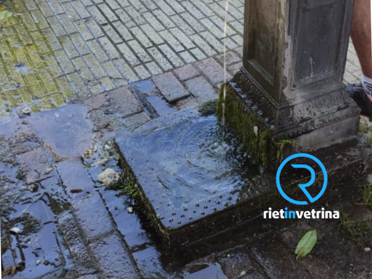 SEI TU IL REPORTER – Sergio: “Pulite lo scarico della fontanella di piazzale Melvin Jones”