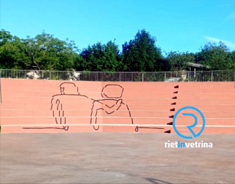 Piazza Bivio, Comune di Cantalice: “Colori e disegni scelti in condivisione con le famiglie. Nessun ostracismo ai temi LGBT+, anzi!”