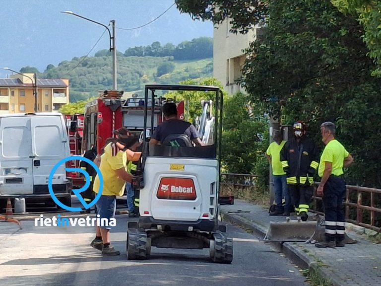 Fuga di gas in via Lama, Vigili del Fuoco e tecnici sul posto