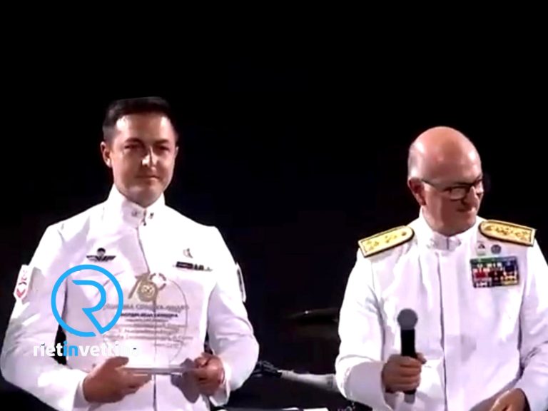 Il marinaio reatino Christian Bonafaccia premiato a Taormina per aver salvato 43 persone