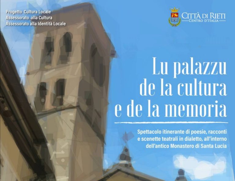 Il 19 giugno a Rieti spettacolo itinerante di poesie