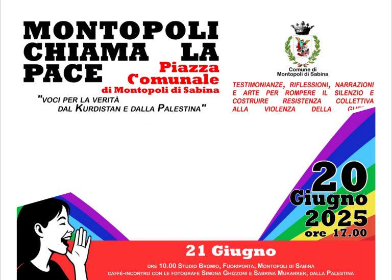 Montopoli riconosce lo Stato di Palestina e manifesta per la Pace