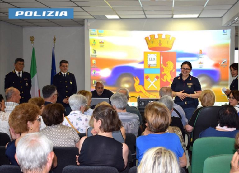 La Polizia di Stato incontra gli anziani di Passo Corese per metterli in guardiā dalle truffe