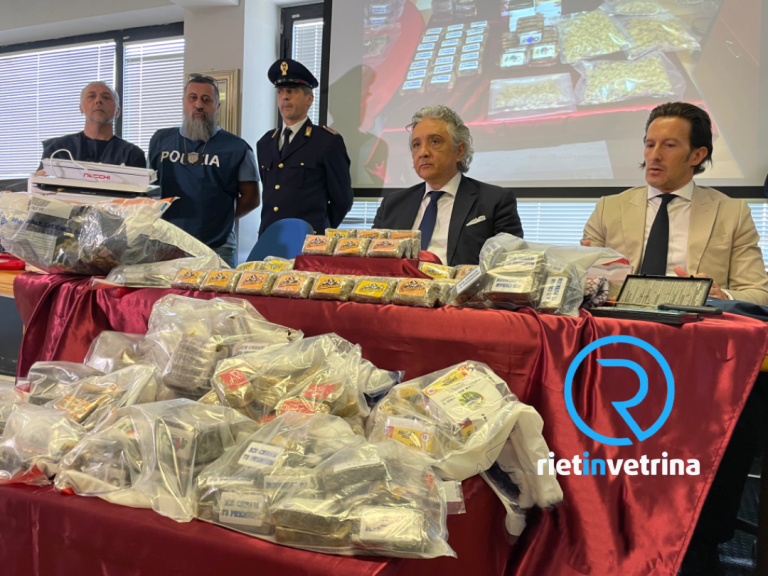 ►VIDEO – 30enne reatina incensurata arresta dalla Polizia di Rieti. Stroncato supermarket della droga dal valore di 500mila euro