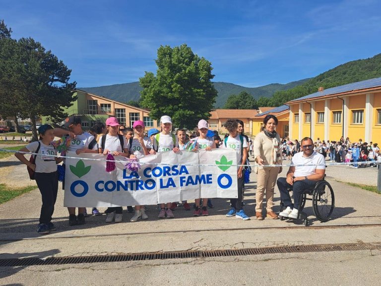 Corsa Contro la Fame, 210 piccoli studenti di Borgorose impegnati nel sociale
