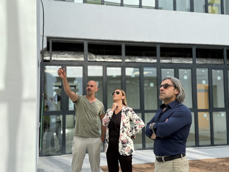 Passo Corese, sopralluogo nel cantiere della nuova scuola prima – LE FOTO