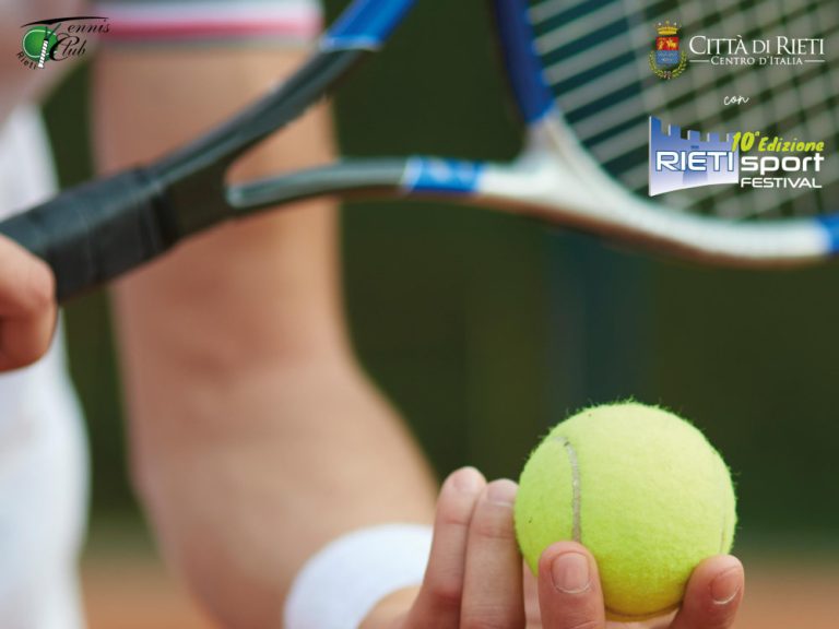 Domenica 8 giugno il Comune di Rieti e Rieti Sport Festival inaugurano i rinnovati campi da tennis di via Theseider: