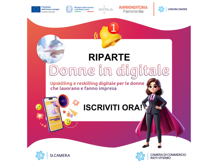 Donne in digitale 2025, prende avvio la terza edizione