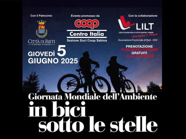 Il 5 giugno torna “In bici sotto le stelle” – ISCRIZIONI ANCHE IN LOCO