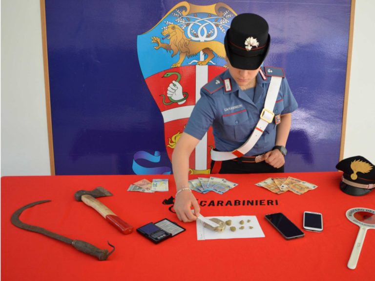 Operazione antidroga dei Carabinieri a Contigliano