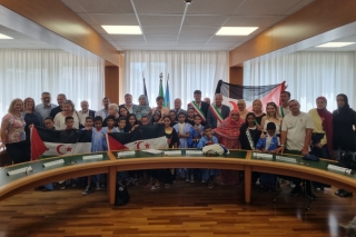 Castel Sant’Angelo accoglie per la prima volta i bambini ambasciatori della pace del popolo Saharawi