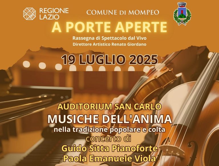 A Mompeo ultimo appuntamento con “A porte aperte”