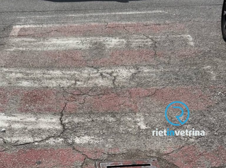 SEI TU IL REPORTER di Rietinvetrina – “In via del Terminillo le strisce pedonali sono scolorite”