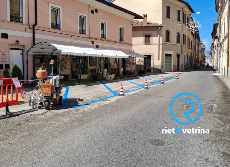 Iniziata la realizzazione dei parcheggi a pagamento nel centro storico di Rieti