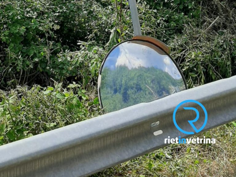 SEI TU IL REPORTER di Rietinvetrina – “Reinstallate lo specchio a Lisciano uscita Terminillese”