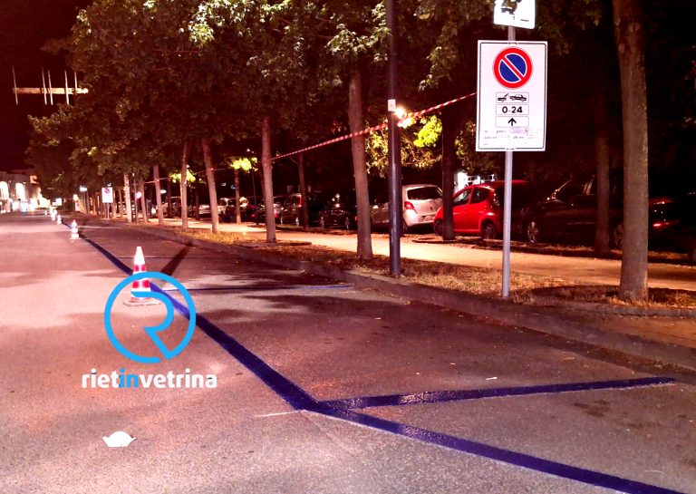 Realizzate le strisce blu in viale Maraini e viale Canali