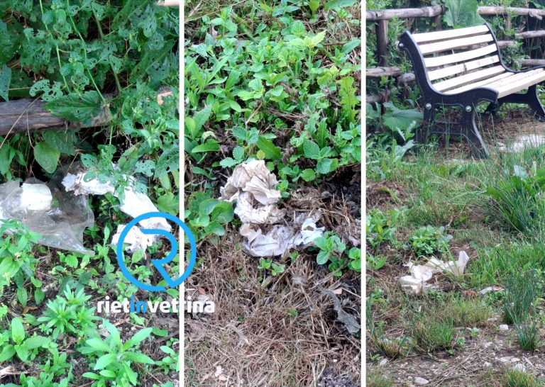 SEI TU IL REPORTER di Rietinvetrina – “Maleducati in azione a Santa Susanna: cartacce gettate ovunque”