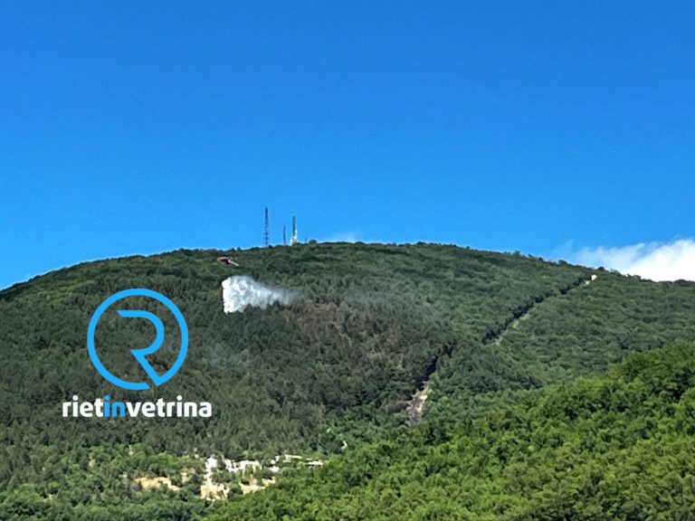 Dopo 24 ore di lavoro in via di spegnimento l’incendio su Monte Calcarone
