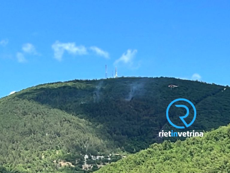Dopo 24 ore domato l’incendio su Monte Calcarone
