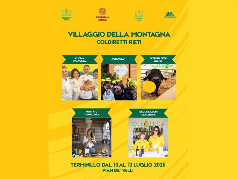Sul Terminillo il villaggio Coldiretti: Convegni, agriasilo e cuochi contadini