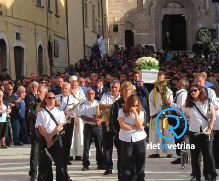 Migliaia a Leonessa per salutare Manuel Chiaretti
