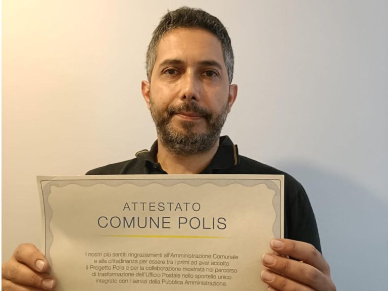 Poste Italiane: consegnata una pergamena ai sindaci che hanno partecipato al progetto “Polis”