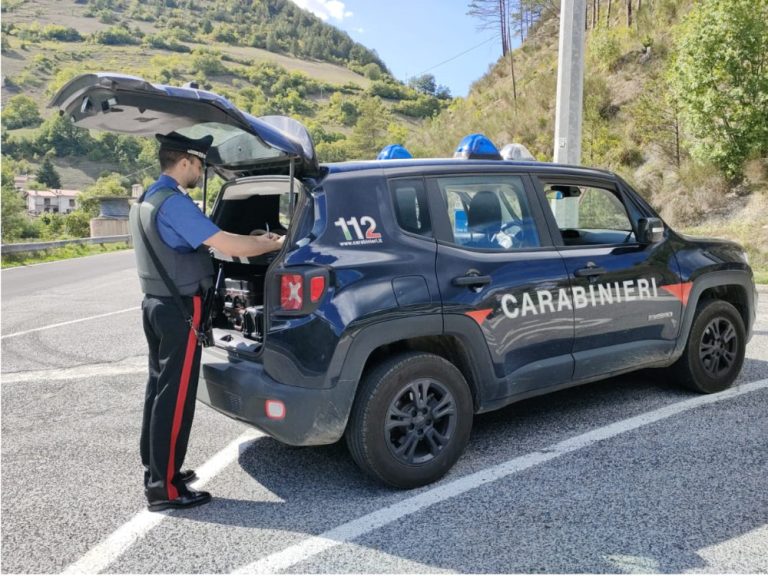 I carabinieri denunciano un giovane per guida in stato di ebbrezza