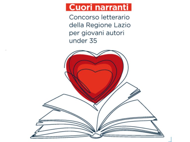 La Regione Lazio lancia “Cuori narranti”, concorso letterario per giovani autori fra i 14 e i 35 anni