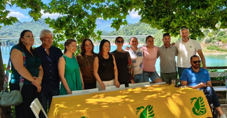Goletta dei Laghi nel Lazio, tappa sul Lago del Salto