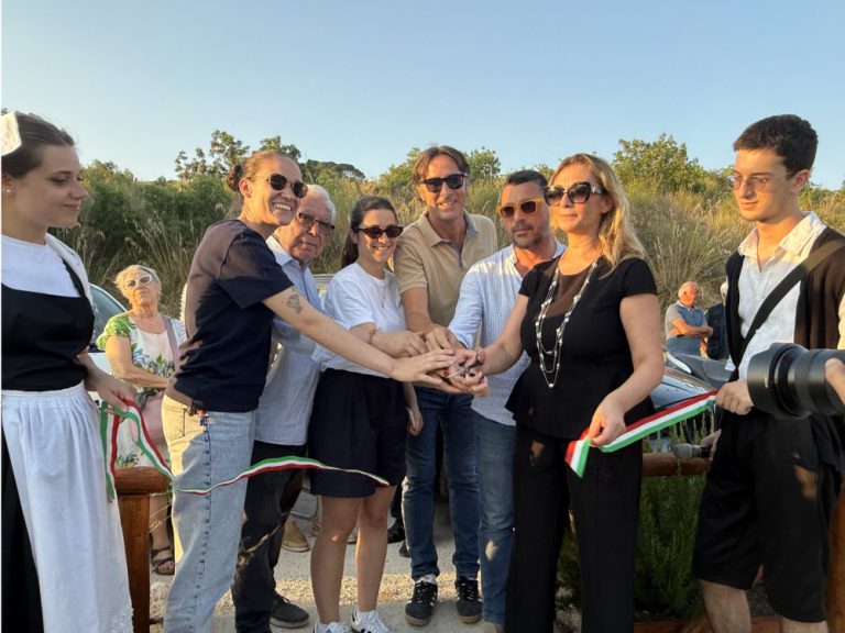 Inaugurata la nuova area verde sulla SP41 Farense a Montegrottone