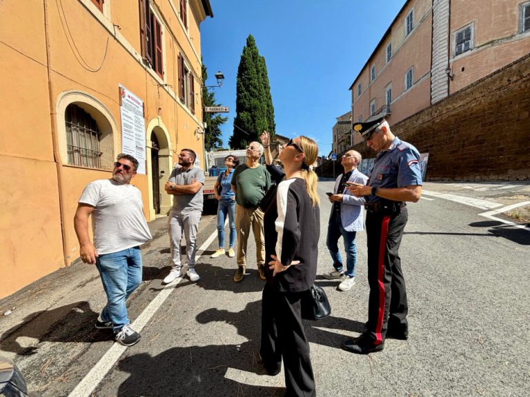 Sopralluogo alla caserma dei Carabinieri di Collevecchio: al via i lavori per l’adeguamento sismico