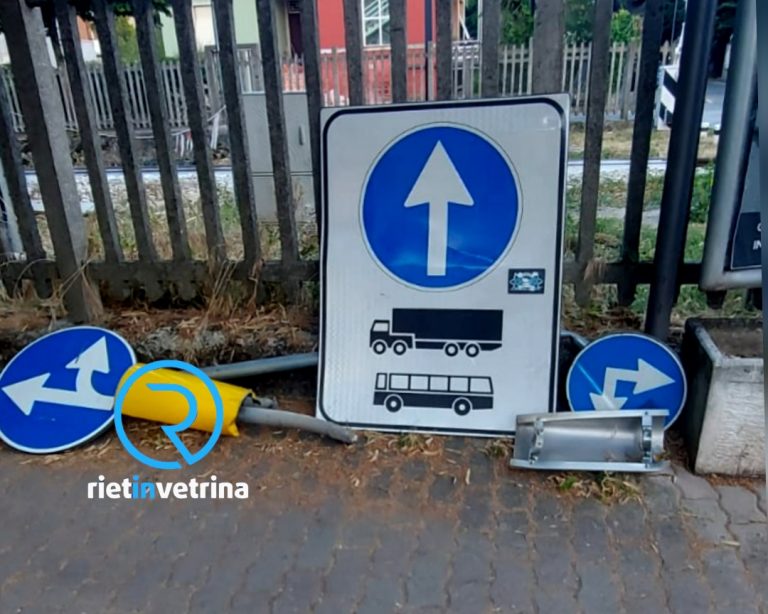 SEI TU IL REPORTER di Rietinvetrina – “Segnaletica in via Molino della Salce ancora non ripristinata”