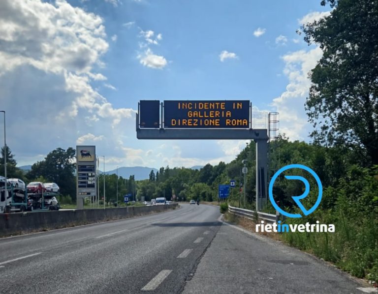 Incidente nella Galleria Colle Giardino