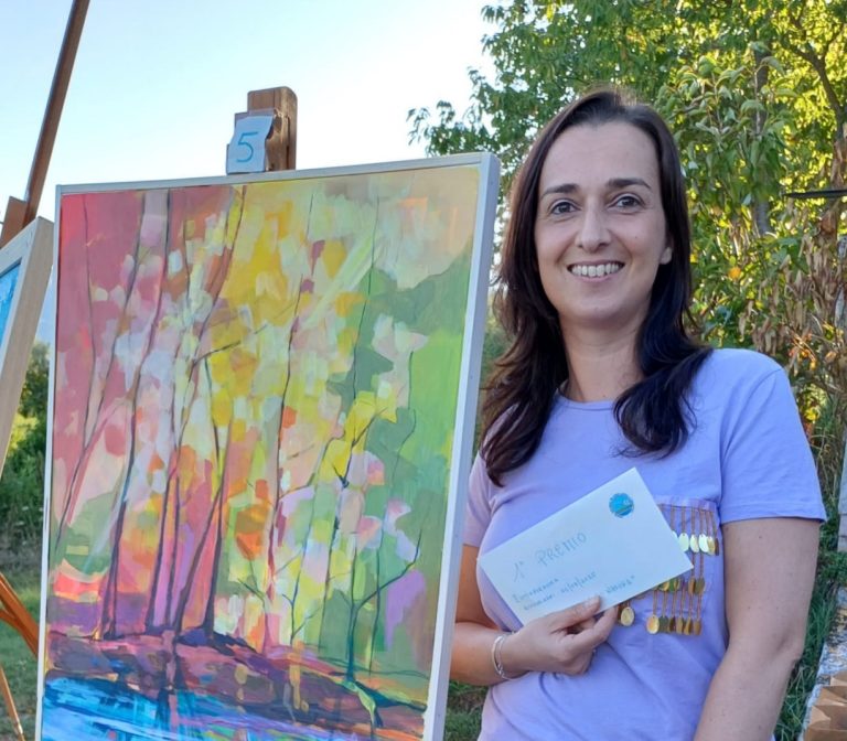 Agnese Melchiorri vince l’estemporanea di pittura 2025 indetta dalla Riserva Laghi Lungo e Ripasottile