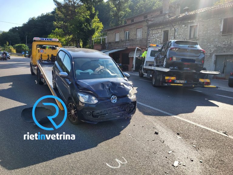 Brutto incidente sulla Salaria per Roma, feriti trasportati in ospedale