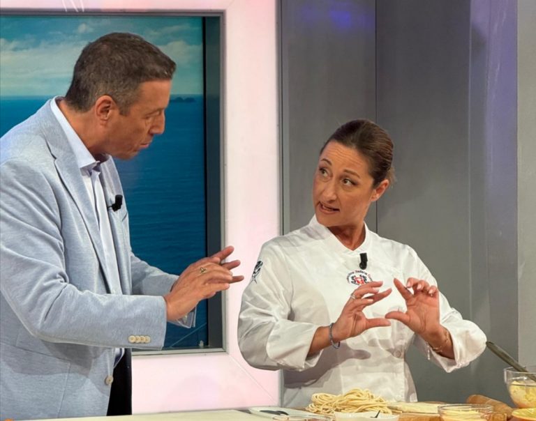 Stamane la chef Mariasole Mancini protagonista ad “Uno Mattina” con il peperoncino sabino