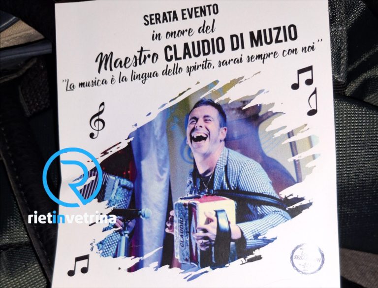 Il 20 agosto serata ricordo per Claudio Di Muzio