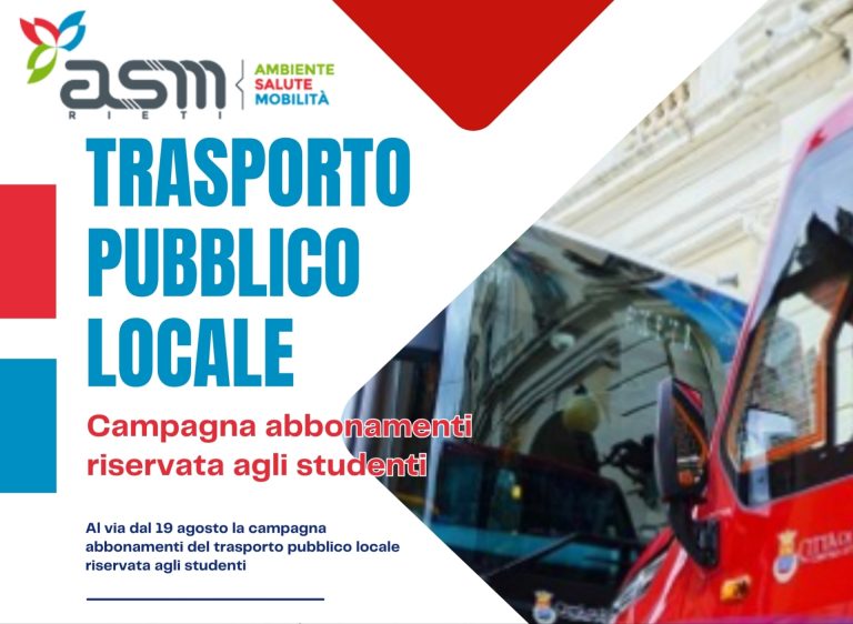 ASM, nuova campagna studenti: due formule per viaggiare comodi, sicuri e a costi contenuti