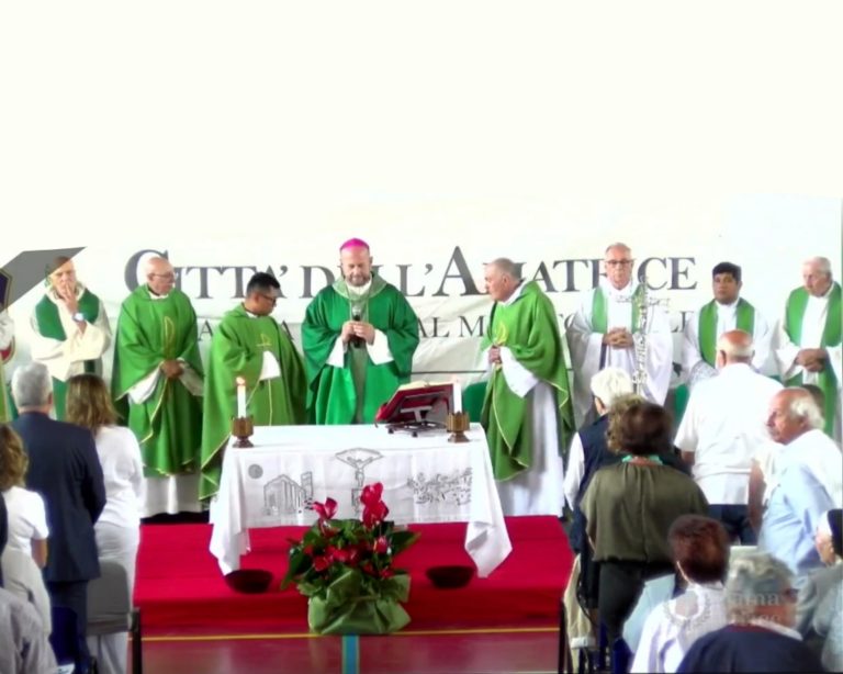 VIDEO – Santa Messa da Amatrice per l’Anniversario sisma 2016
