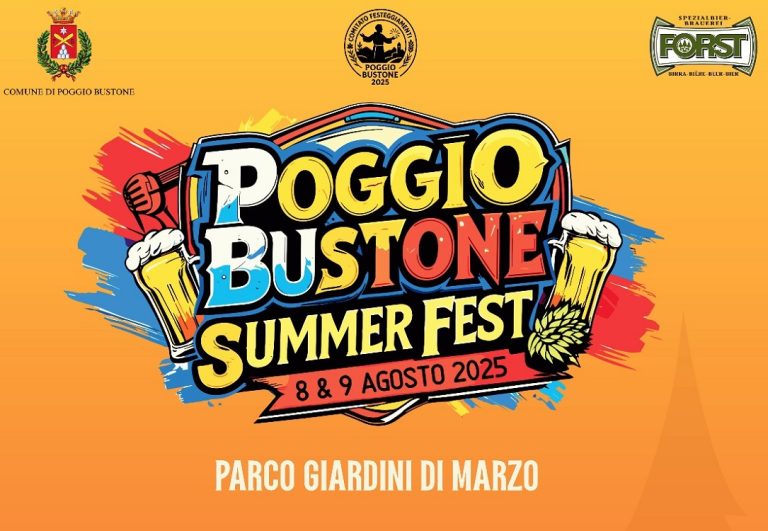 E’ FESTA – L’8 e 9 agosto c’è “Poggio Bustone Summer Fest”: musica dal vivo, birra Forst e street food