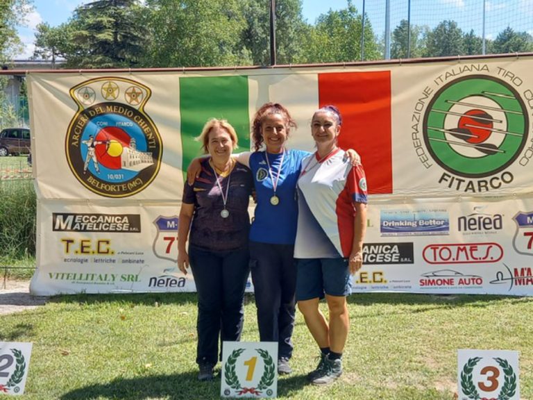 Medaglia d’Oro per Tania Della Valle nel Tiro con l’Arco 3D in quel di Macerata