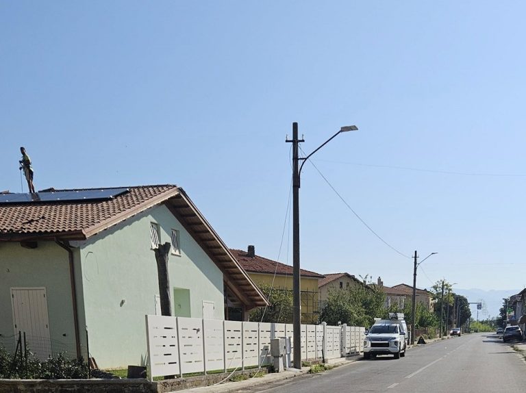 Pienamente ripristinata la linea elettrica a Piani Poggio Fidoni dopo la tromba d’aria