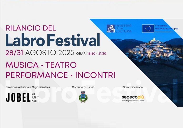 È FESTA – Labro Festival, dal 28 al 31 agosto 2025: teatro, musica, performance