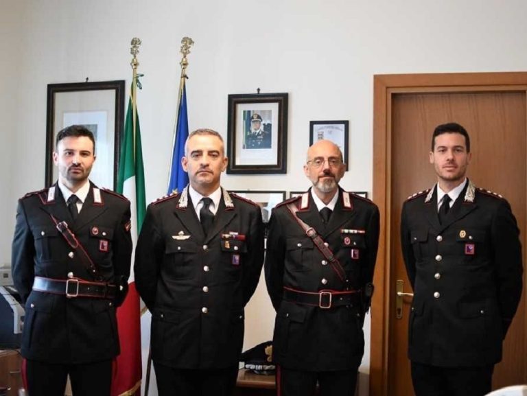 Il maresciallo capo Manuel Ermini ed il maresciallo Francesco Galizia lasciano Rieti per nuovi incarichi