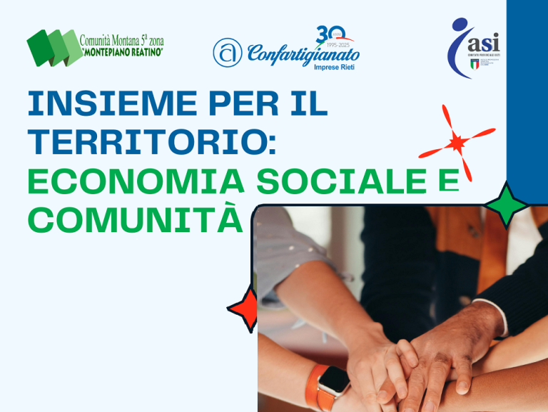 A Rieti il convegno “Insieme per il territorio: economia sociale e comunità. Il Terzo Settore alla prova della riforma: prospettive e strumenti per le associazioni”