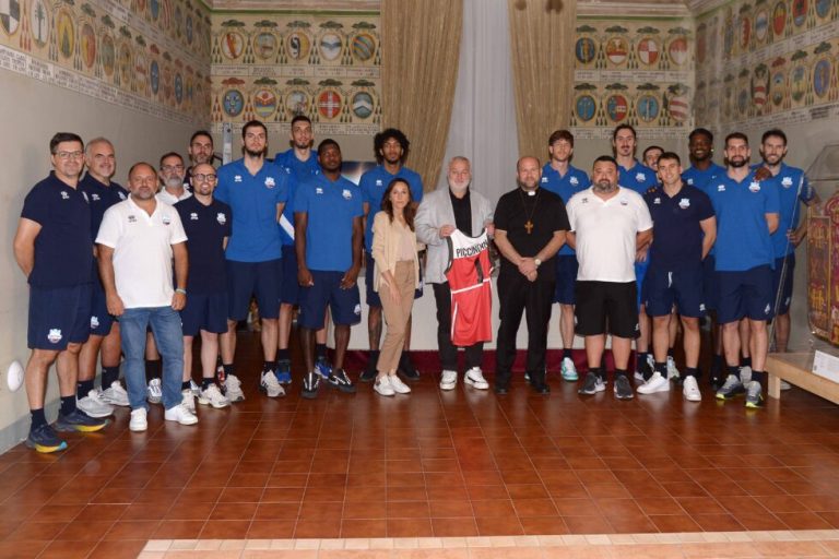 La Sebastiani ospite del Vescovo di Rieti, Sua Eccellenza monsignor Vito Piccinonna