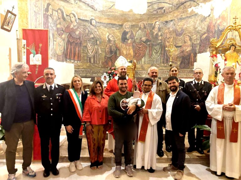 Eucarestia del vescovo Piccinonna ad Ornaro Alto e Sacramento della Confermazione a Corvaro