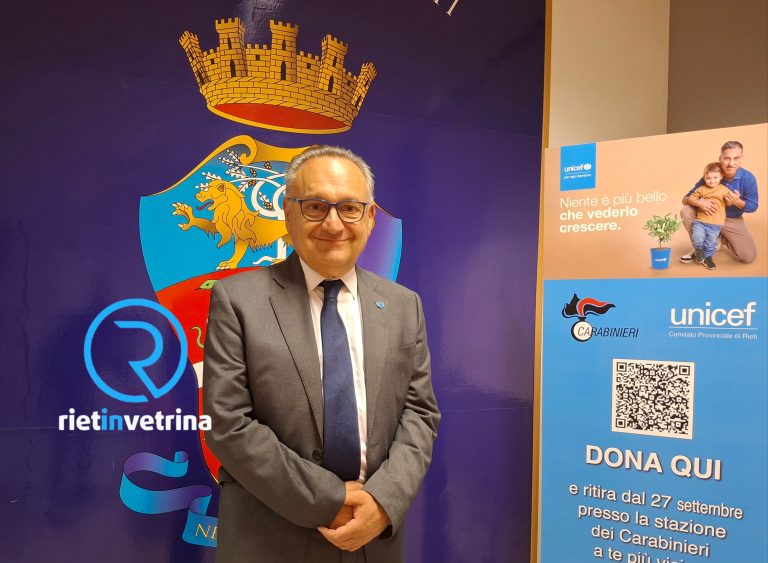 ►VIDEO – Il delegato UNICEF Rieti, Bruno Targusi, racconta a Rietinvetrina il progetto nato con l’Arma Carabinieri per aiutare i bimbi coinvolti nelle guerre